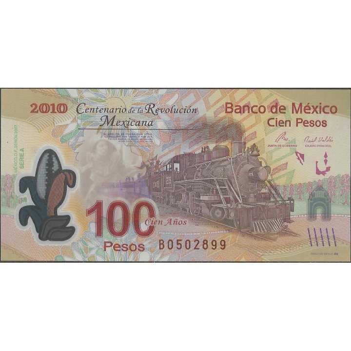 Mexico 100 Pesos 20 Nov 2007 Serie AB P128b