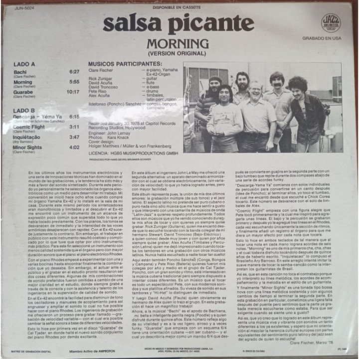 Clare Fisher - Salsa Picante reverso