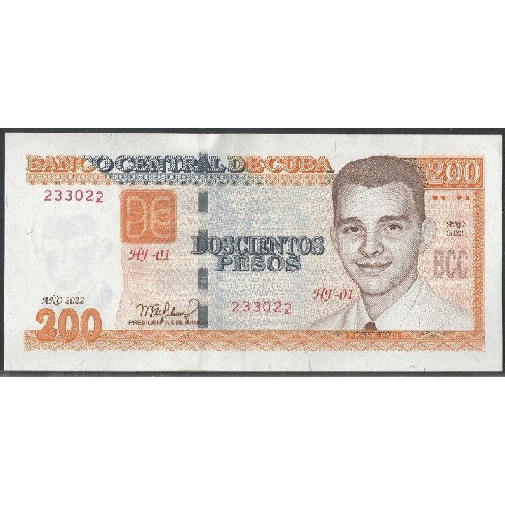Cuba 200 Pesos 2022 P130
