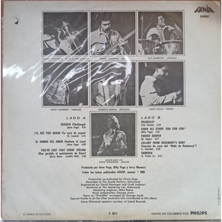 Fania All Stars - Delicate and Jumpy reverso