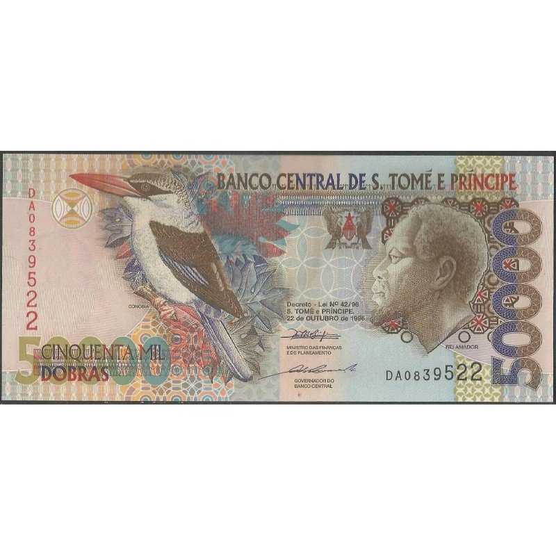 St Tome e Prince, 50.000 Dobras 22 Oct 1996 P68a