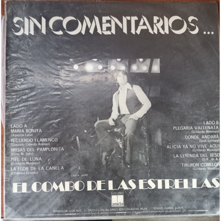 El Combo De Las Estrellas - Sin Comentarios... reverso