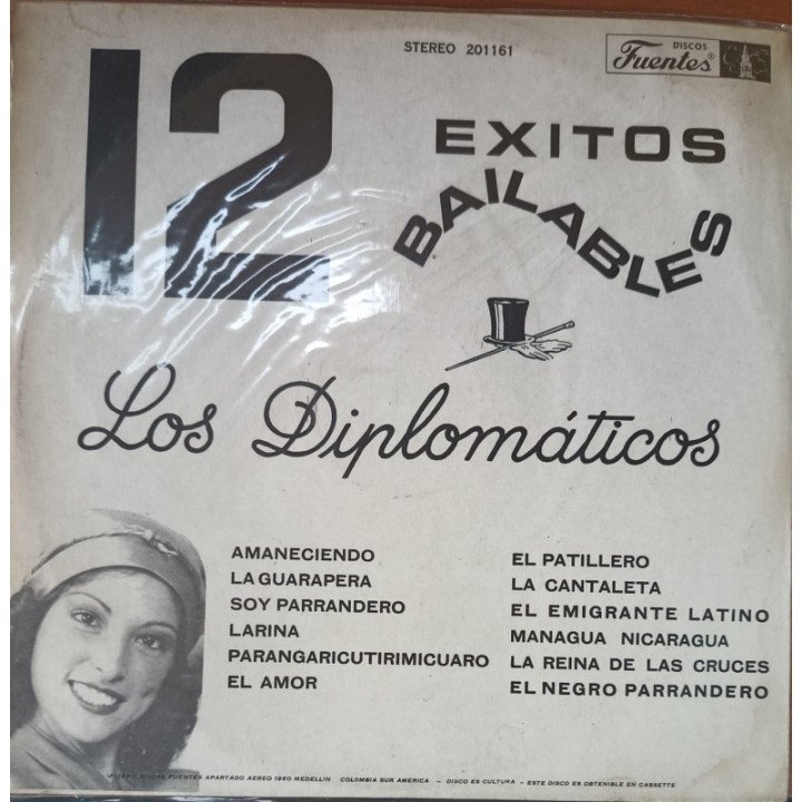 Los Diplomaticos - 12 Exitos Bailables reverso