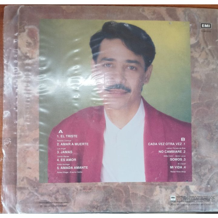 Eddie Santiago - Cada Vez Otra Vez reverso