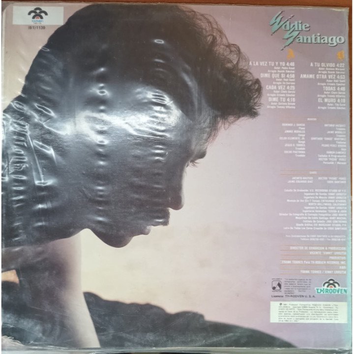 Eddie Santiago - El Rey de La Salsa Romantica reverso