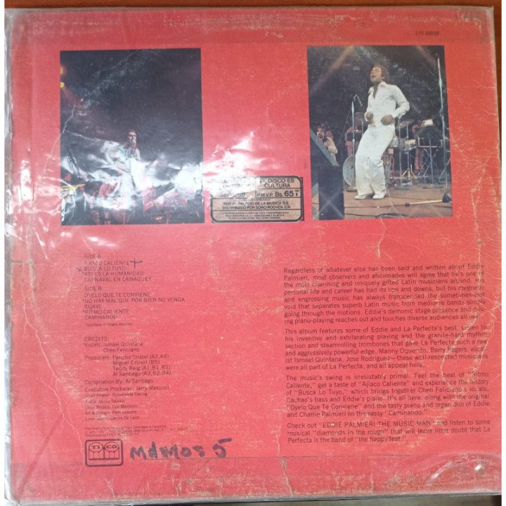 Eddie Palmieri - The Music Man reverso