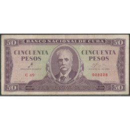 Cuba 50 Pesos 1961 Firma el "Che"P98a