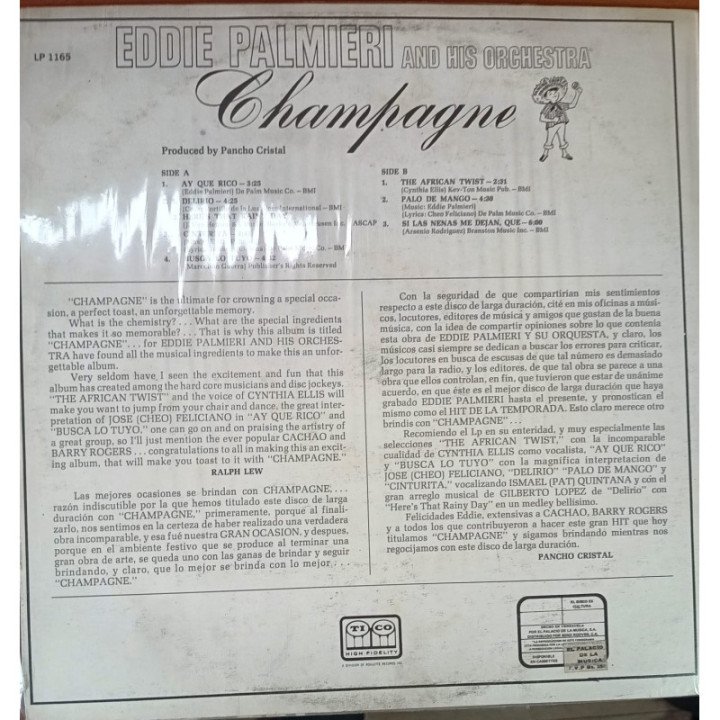 Eddie Palmieri - Champagne reverso