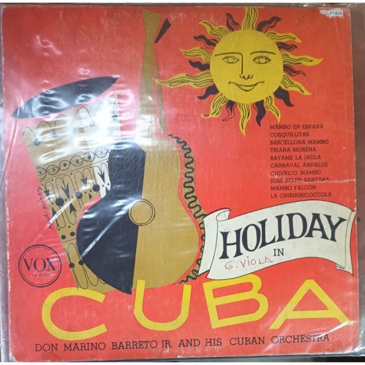 Don Marino Barreto JR. And His Cuban Orchestra - Holiday in Cuba reverso