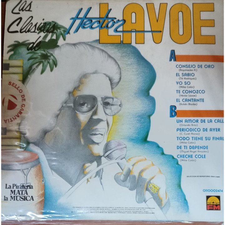 Hector Lavoe - Las Clasicas de Hector Lavoe vol.3 reverso