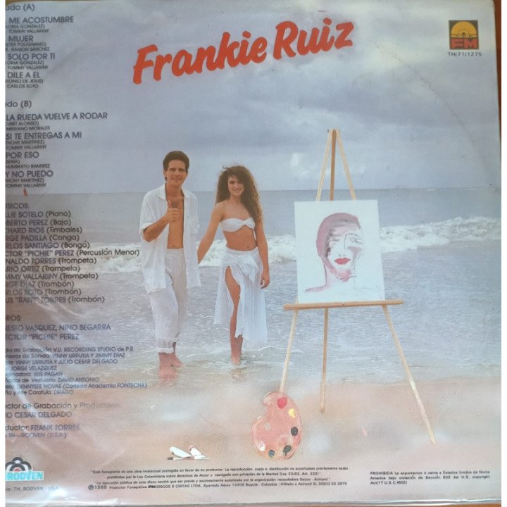 Frankie Ruiz - En vivo... Y a todo Color..! reverso