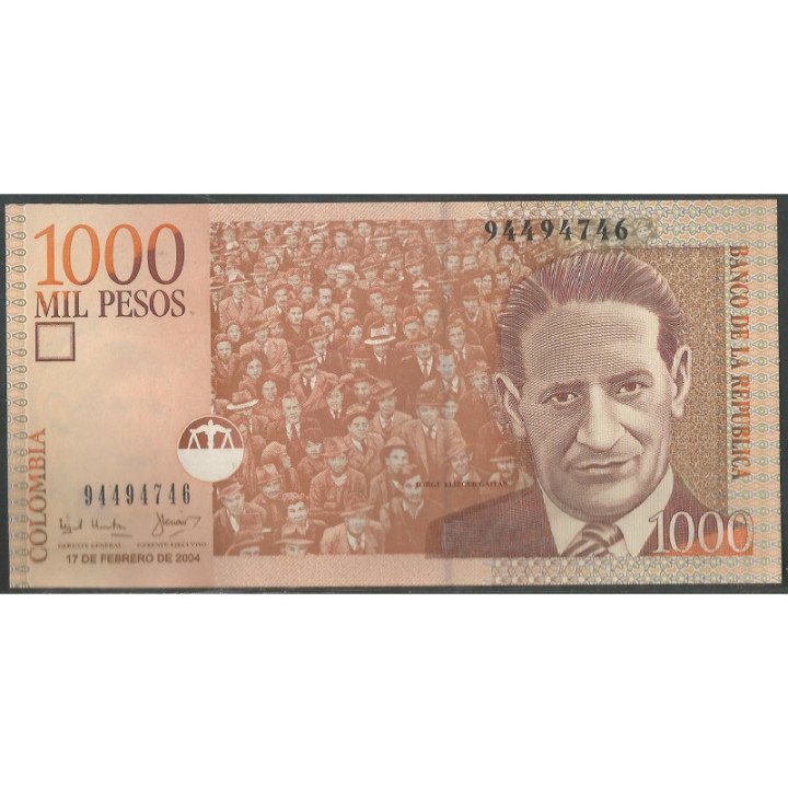 Billete de 1.000 Pesos 17 Feb 2004 BGW439g