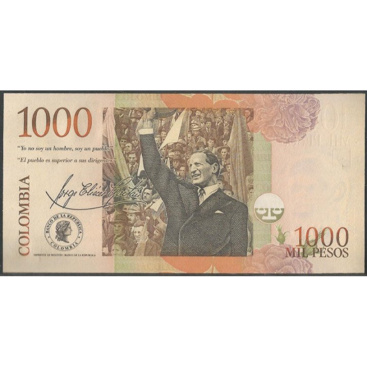 Billete de 1.000 Pesos 17 Feb 2004 BGW439g reverso