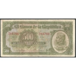 Billete de 500 Pesos 1 Ene 1953BGW383