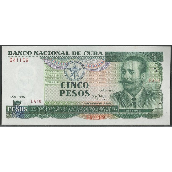 Cuba 5 Pesos 1991 P108