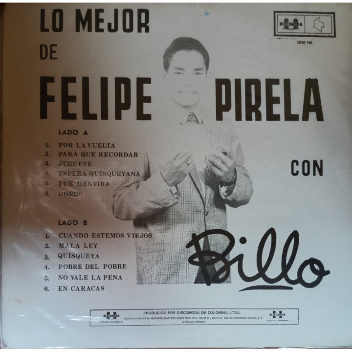 Felipe Pirela - Lo Mejor de Felipe Pierela con Billo reverso