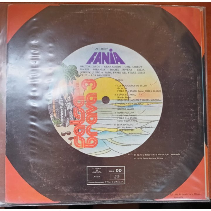 Fania All Stars - Salsa Brava Vol.3 reverso