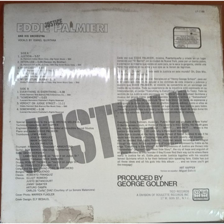 Eddie Palmieri - Justicia reverso