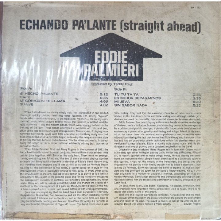Eddie Palmieri - Echando Pa'Lante reverso