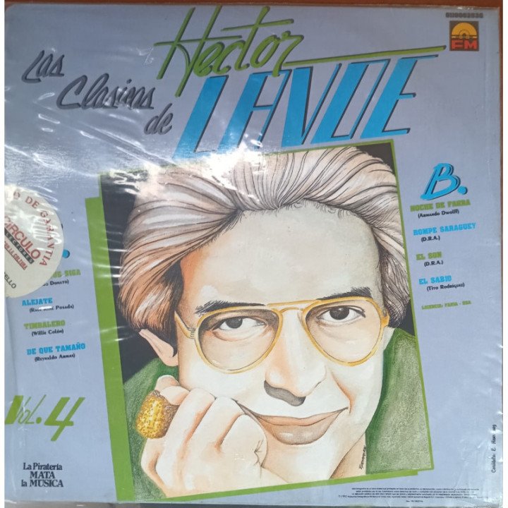 Hector Lavoe - Las Clasicas de Hector Lavoe Vol 4 reverso