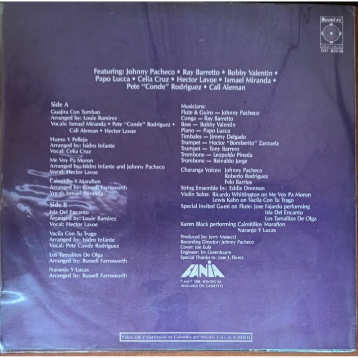Fania All Stars - Viva La Charanga reverso
