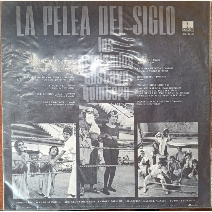 Los Graduados - La Pelea Del Siglo reverso