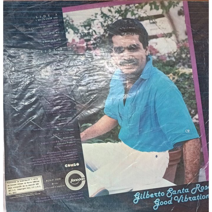 Gilberto Santa Rosa - Good Vibrations reverso