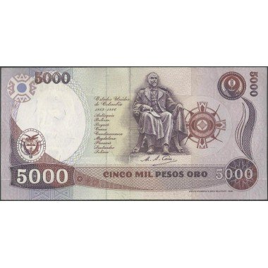 Billete de 5.000 Pesos 5 Ago 1988 BGW502