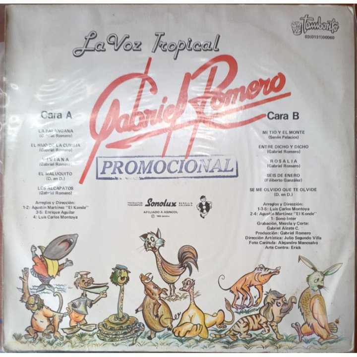 Gabriel Romero - La Voz Tropical reverso