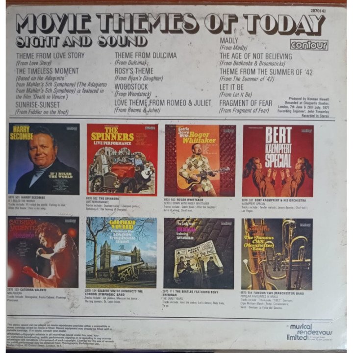 Movie Themes Of Today - Sight and Sound reverso