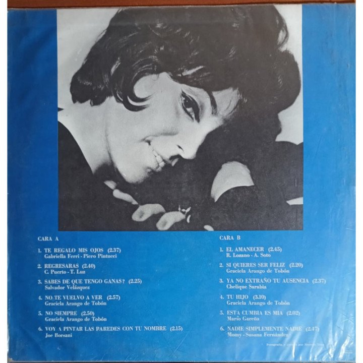 Maria Eugenia - Te Regalo Mis Ojos reverso
