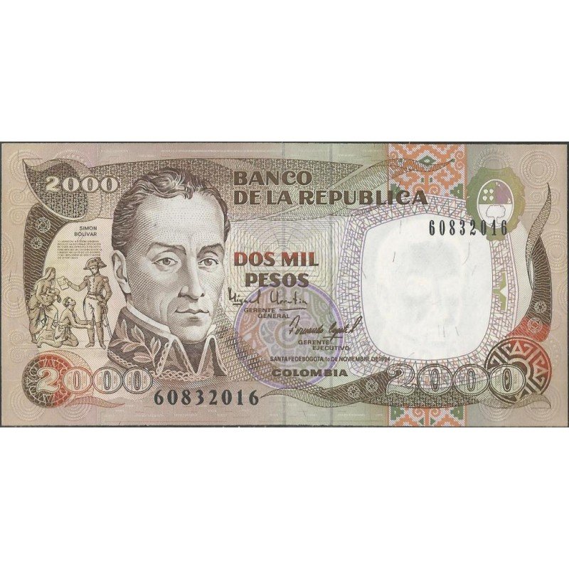 Billete de 2.000 Pesos 1 Nov 1994 BGW460