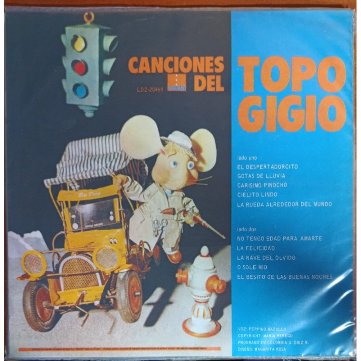 Canciones Del Topo Gigio reverso