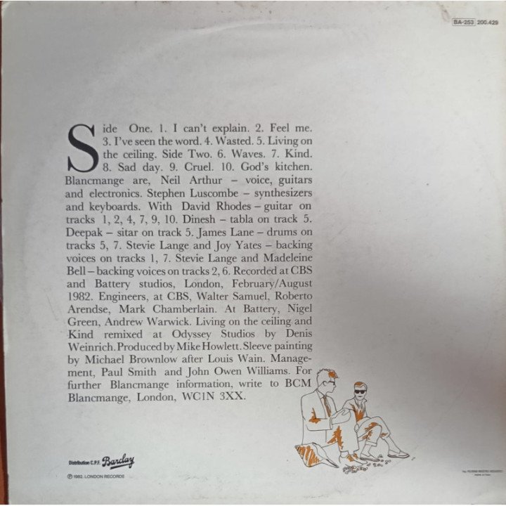 Blancmange - Happy Families reverso