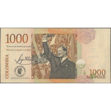 Billete de 1.000 Pesos 27 Ago 2014 BGW439R17