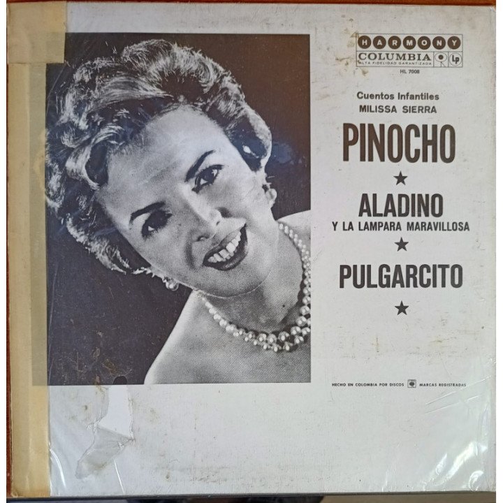 Milissa Sierra Pinocho Aladino y Pulgarcito reverso