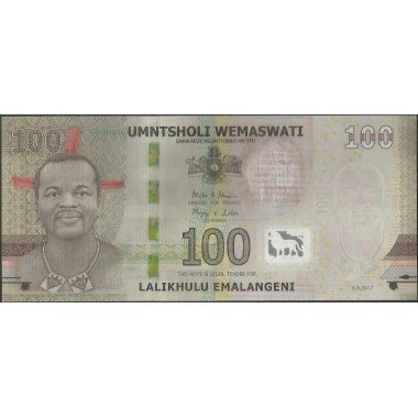 Swaziland, 100 Emalageni 6 Sep 2017 P42