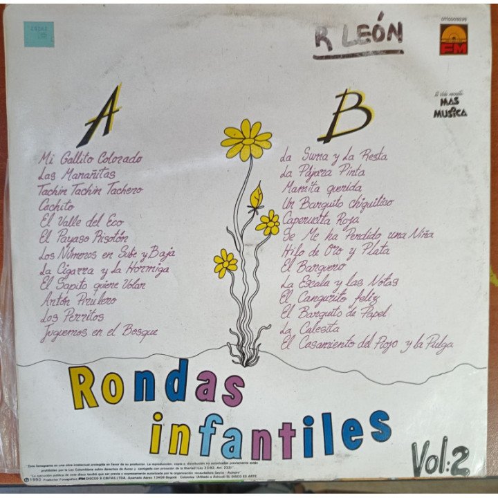 Rondas Infantiles Vol.2 reverso