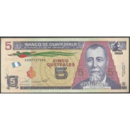 Guatemala 5 Quetzales 27 May 2020 P122Ad