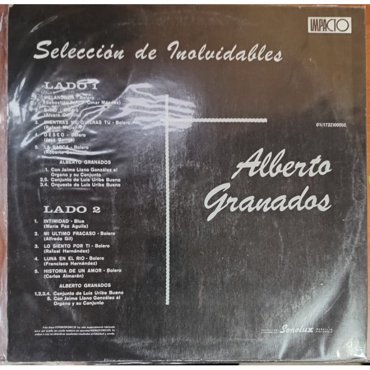 Alberto Granados - Seleccion de Inolvidables reverso