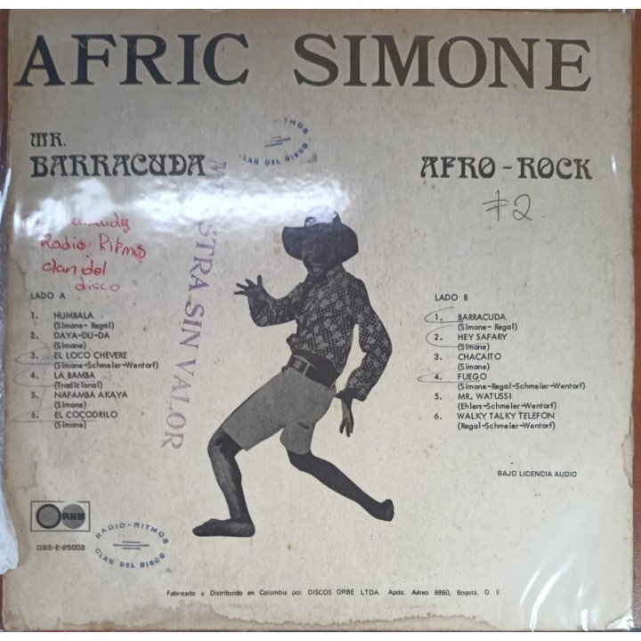 Afric Simone - Mr. Barracuda reverso
