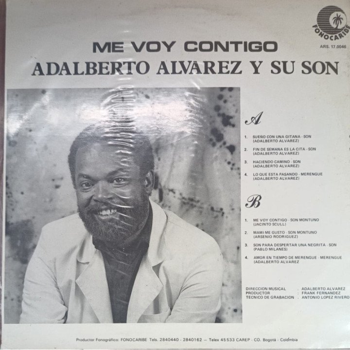 Adalberto Alvarez y Su Son - Me Voy Contigo reverso