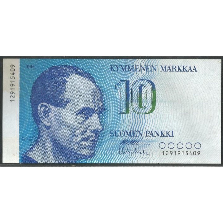 Finlandia 10 Markka 1986 P113a36