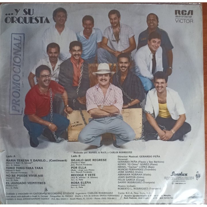 Hansel & Raul - La Magia De Hansel & Raul reverso