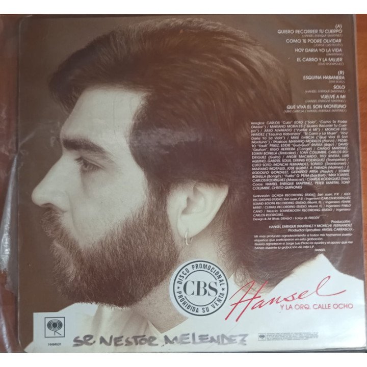 Hansel - '' Solo'' reverso