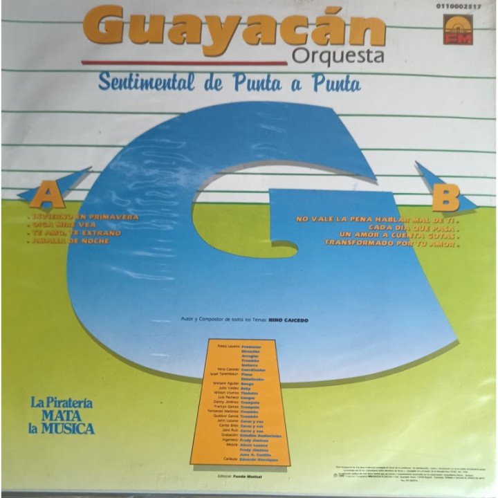 Guayacan Orquesta reverso