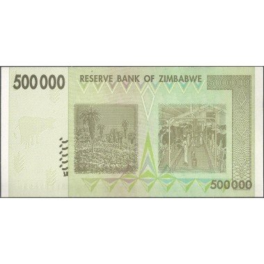 Zimbabwe, 500.000 Dollars 5 Nov 2008 P76