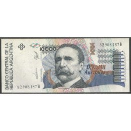 Argentina 10.000 Australes ND1989-91 Serie B P334a