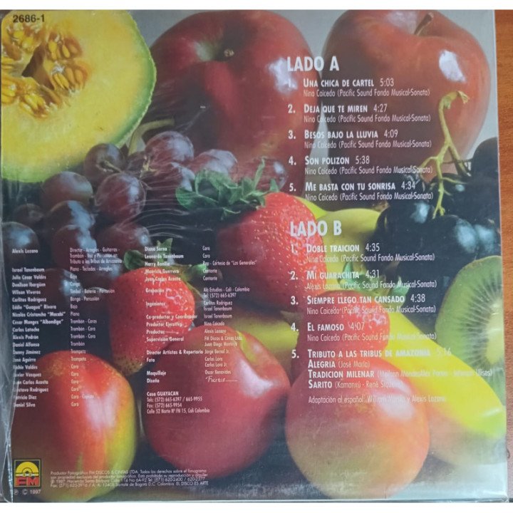 Guayacan Orquesta - Con Sabor Tropical reverso