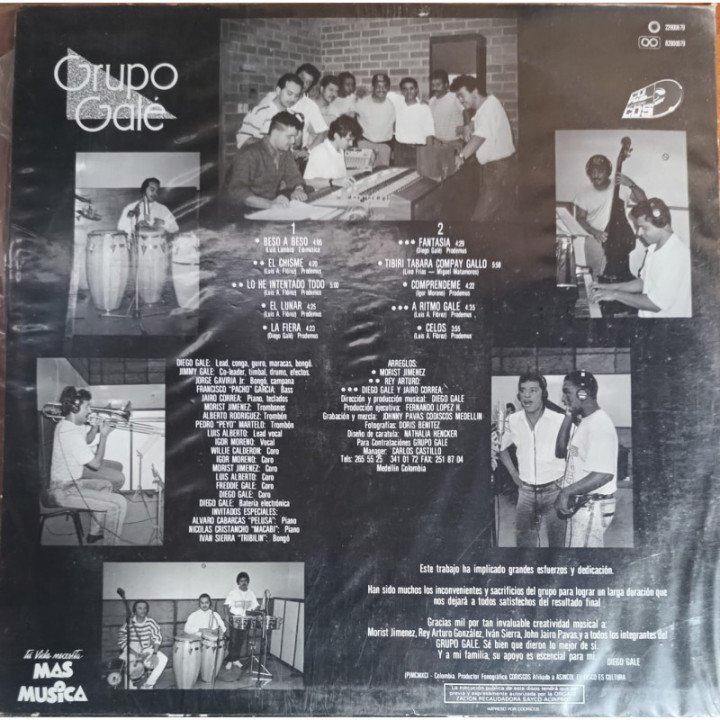 Grupo Gale -Sensitivo reverso